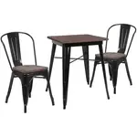 Flash Furniture CH-WD-TBCH-15-GG Chair & Table Set, Indoor