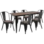 Flash Furniture CH-WD-TBCH-28-GG Chair & Table Set, Indoor