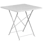 Flash Furniture CO-1-WH-GG Folding Table, Outdoor