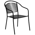 Flash Furniture CO-3-BK-GG Chair, Armchair, Stacking, Outdoor