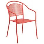 Flash Furniture CO-3-RED-GG Chair, Armchair, Stacking, Outdoor