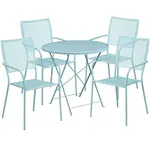 Flash Furniture CO-30RDF-02CHR4-SKY-GG Chair & Table Set, Outdoor