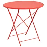 Flash Furniture CO-4-RED-GG Folding Table, Outdoor