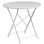 Flash Furniture CO-4-WH-GG Folding Table, Outdoor