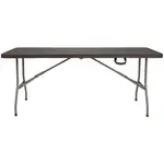 Flash Furniture DAD-FT-180Z-GG Folding Table, Rectangle