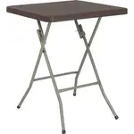 Flash Furniture DAD-FT60-GG Folding Table, Square