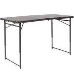 Flash Furniture DAD-LF-122Z-GG Folding Table, Rectangle