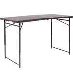 Flash Furniture DAD-LF-122Z-GG Folding Table, Rectangle