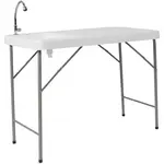 Flash Furniture DAD-PYZ-116-GG Folding Table, Rectangle