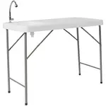 Flash Furniture DAD-PYZ-116-GG Folding Table, Rectangle