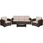 Flash Furniture DAD-SF-113R-CBN-GG Sofa Seating, Outdoor