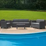 Flash Furniture DAD-SF-123T-DKGY-GG Sofa Seating, Outdoor