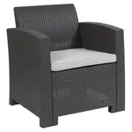 Flash Furniture DAD-SF2-1-DKGY-GG Chair, Lounge, Outdoor