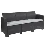 Flash Furniture DAD-SF2-3-DKGY-GG Sofa Seating, Outdoor