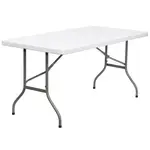 Flash Furniture DAD-YCZ-152-GG Folding Table, Rectangle
