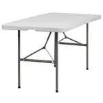 Flash Furniture DAD-YCZ-152Z-GG Folding Table, Rectangle