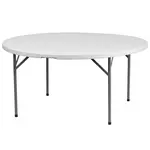 Flash Furniture DAD-YCZ-154-GW-GG Folding Table, Round