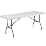 Flash Furniture DAD-YCZ-183B-GW-GG Folding Table, Rectangle