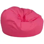 Flash Furniture DG-BEAN-LARGE-SOLID-HTPK-GG Chair, Bean Bag