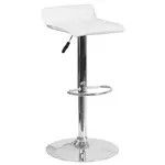 Flash Furniture DS-801B-WH-GG Bar Stool, Swivel, Indoor