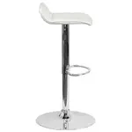 Flash Furniture DS-801B-WH-GG Bar Stool, Swivel, Indoor