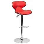 Flash Furniture DS-815-RED-GG Bar Stool, Swivel, Indoor