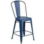 Flash Furniture ET-3534-24-AB-GG Bar Stool, Outdoor