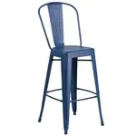 Flash Furniture ET-3534-30-AB-GG Bar Stool, Outdoor