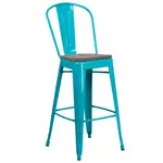 Flash Furniture ET-3534-30-CB-WD-GG Bar Stool, Indoor