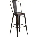 Flash Furniture ET-3534-30-COP-GG Bar Stool, Outdoor