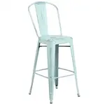 Flash Furniture ET-3534-30-DB-GG Bar Stool, Outdoor