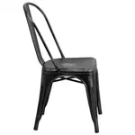 Flash Furniture ET-3534-BK-GG Chair, Side, Stacking, Outdoor