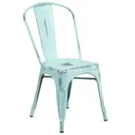 Flash Furniture ET-3534-DB-GG Chair, Side, Stacking, Outdoor