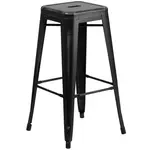 Flash Furniture ET-BT3503-30-BK-GG Bar Stool, Stacking, Indoor