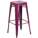 Flash Furniture ET-BT3503-30-PUR-GG Bar Stool, Stacking, Indoor