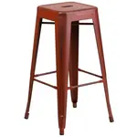 Flash Furniture ET-BT3503-30-RD-GG Bar Stool, Stacking, Indoor