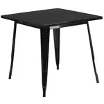 Flash Furniture ET-CT002-1-BK-GG Table, Indoor, Dining Height