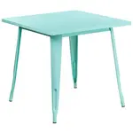 Flash Furniture ET-CT002-1-MINT-GG Table, Indoor, Dining Height