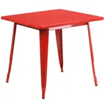 Flash Furniture ET-CT002-1-RED-GG Table, Indoor, Dining Height