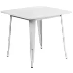 Flash Furniture ET-CT002-1-WH-GG Table, Indoor, Dining Height