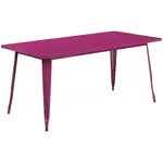 Flash Furniture ET-CT005-PUR-GG Table, Indoor, Dining Height