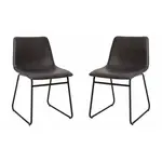 Flash Furniture ET-ER18345-18-GY-BK-GG Chair, Side, Indoor