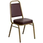 Flash Furniture FD-BHF-1-ALLGOLD-BN-GG Chair, Side, Stacking, Indoor