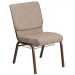 Flash Furniture FD-CH02185-CV-BGE1-BAS-GG Chair, Side, Stacking, Indoor