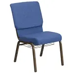 Flash Furniture FD-CH02185-GV-BLUE-BAS-GG Chair, Side, Stacking, Indoor