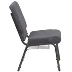 Flash Furniture FD-CH02185-SV-DKGY-BAS-GG Chair, Side, Stacking, Indoor