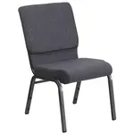 Flash Furniture FD-CH02185-SV-DKGY-GG Chair, Side, Stacking, Indoor