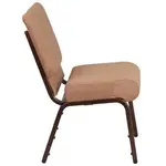 Flash Furniture FD-CH0221-4-CV-BN-GG Chair, Side, Stacking, Indoor