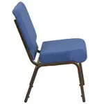 Flash Furniture FD-CH0221-4-GV-BLUE-GG Chair, Side, Stacking, Indoor