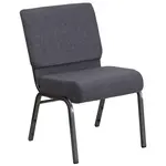 Flash Furniture FD-CH0221-4-SV-DKGY-GG Chair, Side, Stacking, Indoor